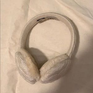 Cream UGG ear muffs